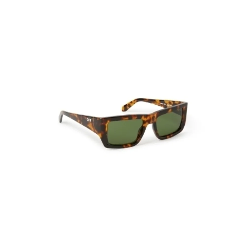NWT Off-White Prescott Havana Rectangle 53mm Sunglasses